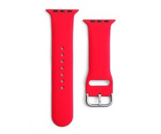 Hurtel silikoninis dirželis Apple Watch 2-9/SE 38/40/41mm silikoninis dirželis APS raudonas
