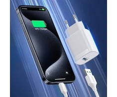 Joyroom JR-TF4 18W USB-A sieninis įkroviklis - Baltas