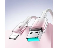 Kabelis USB-A Lightning Joyroom S-A42 3A 1.2m baltos spalvos