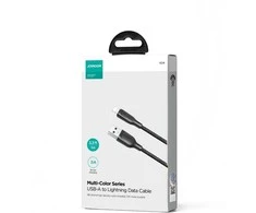 USB kabelis Joyroom (S-A34) lightning (3A) 1m juodas