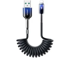 Kabelis USB-A Lightning Joyroom S-A43 1.5m juodos spalvos