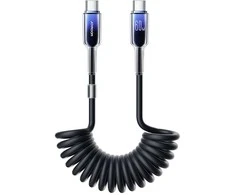 USB-C – USB-C Joyroom kabelis S-A43 60W 1.5m juodos spalvos