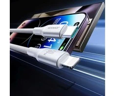 USB kabelis Joyroom S-A28 USB-C į Lightning 30W 2.0m baltas