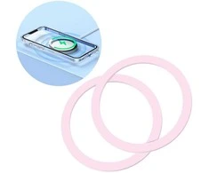 Joyroom set of metal magnetic rings for smartphone 2 pcs. rožinės spalvos (JR-Mag-M3)