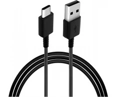 EP-DR140ABE Samsung USB-C duomenų kabelis 0.8m juodos spalvos (Bulk)