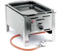 Keptuvė dujinė Bake Master Mini 290x480mm 5.8kW - Hendi 154601