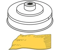 Makaronų gaminimo antgalis PASTA SFOGLIA sluoksniuotos tešlos ilgis 155 mm storio. 1-4 mm MPF2.5/4 – Hendi 229392