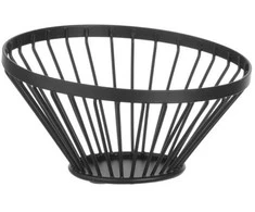 Krepšelis, vielinis vaisių dubuo, juodas su matine danga, skersmuo. 150 mm – Hendi 427095