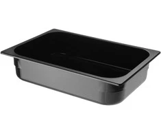 Polikarbonatinė ledų talpa 360x250x80mm - juoda 5L - HENDI 807071