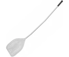 Lilly Codroipo Arena kvadratinis perforuotas picos kastuvas su lenkta rankena 350 x 1500 mm