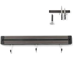 Magnetinė juostelė peiliams su kabliukais, ilgis 300 mm - Hendi 820209