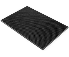 Bar Up Stačiakampis guminis barmeno kilimėlis pokali akiniams 300x150x(H)10mm Hendi 597989