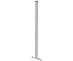 MEVA Cinkuoto plieno stulpas gatvės šiukšliadėžei 60x1200mm