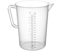 Maisto matavimo puodelis su gradacija, polipropilenas, 3 l - Hendi 567401