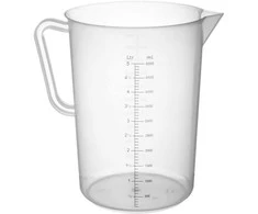 Maisto matavimo puodelis su gradacija, polipropilenas, 5 l - Hendi 567500