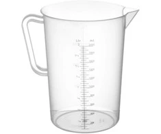 Maisto matavimo puodelis su gradacija, polipropilenas, 2 l - Hendi 567302