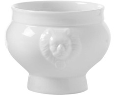 Miska na zupę LIONHEAD balta porcelana 1L - Hendi 784747