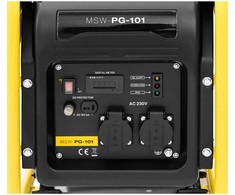 MSW Inverterinis elektros generatorius 5 l 230 V 3800 W AVR
