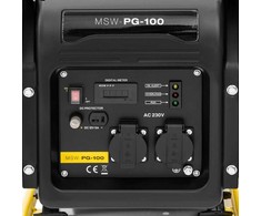 MSW Inverterinis elektros generatorius 5 l 230 V 3600 W AVR