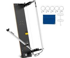 MSW Putplasčio pjaustymo mašina su terminiu peiliu, ilgis 1070 mm, gylis 350 mm, 160 W
