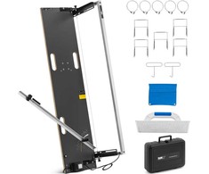 MSW Putplasčio pjaustymo mašina su terminiu peiliu, ilgis 1350 mm, gylis 350 mm, 200 W - komplektas