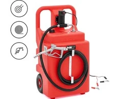 MSW Nešiojamas kuro bakas su elektriniu siurbliu, užpildas ant ratų, 37 l/min, 120 l