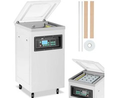 MSW Kamerinė vakuuminio pakavimo mašina maistui, elektronikai, laisvai pastatomas LCD 40 cm, 900 W