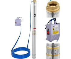 MSW Povandeninis siurblys giliam gręžiniui STAL 3000 W 10 800 l/h iki 96 m
