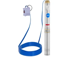 Hillvert Pompa głębinowa do studni głębinowej STAL 1100 W 10800 l/h do 54 m