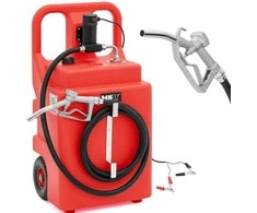MSW Nešiojamas kuro bakas su elektriniu siurbliu, užpildas ant ratų, 37 l/min, 120 l