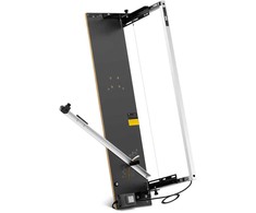 MSW Putplasčio pjaustymo mašina su terminiu peiliu, ilgis 1070 mm, gylis 350 mm, 160 W