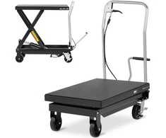 MSW Žirklinis stalinis vežimėlis transportiniam kėlimui 815 x 500 mm 500 kg