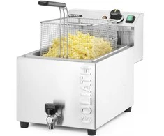 Galingiausia gruzdintuvė, gruzdintuvė su čiaupu HENDI GOLIATH 400V 10,2kW 10L