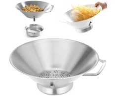 Gruzdintuvė Nerūdijančio plieno sietelis gruzdintoms bulvytėms sūdyti - Hendi 630808
