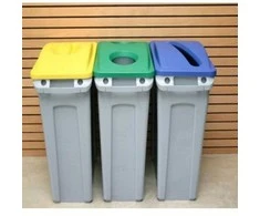 Newell Rubbermaid Rubbermaid SLIM JIM reg konteinerio dangtelis, rudas