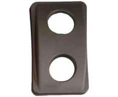 Newell Rubbermaid Rubbermaid SLIM JIM reg konteinerio dangtelis, rudas