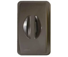 Newell Rubbermaid Rubbermaid SLIM JIM reg konteinerio dangtelis rudas BIO