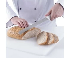 HACCP duonos peilis 385mm - baltas - HENDI 843055