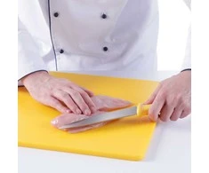 HACCP virėjo peilis paukštienai 320mm - geltonas - HENDI 842638