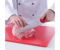 HACCP šefo peilis žaliai mėsai 320mm - raudona - HENDI 842621