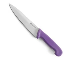 HACCP virtuvinis peilis alergiškiems, violetinis, ilgis 320 mm - Hendi 842676