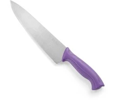HACCP šefo virtuvinis peilis alergiškiems žmonėms 385mm - violetinis - HENDI 842775