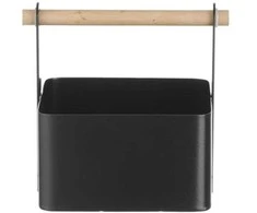 Organizatoriaus stalo krepšelis prieskoniams su medine rankena 17x13x16 cm - Hendi 427057