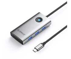„Orico“ USB-C 6w1 | 3x USB-A 3.0 | 1x USB-C PD 100W | 1x HDMI 4K 30Hz | 1x RJ45 2.5G Ethernet – euroblister
