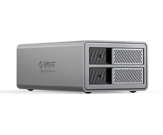 Orico 9828RU3 2 Big DAS Solution ProRAID Disk Array for 2 2.5"/3.5" SATA HDD/SSD Drives with RAID Controller – Gray