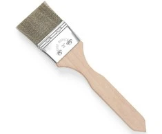 Virtuvinis šepetys tepimui, nerūdijančio plieno šereliai, platus 50x220mm - HENDI 515396