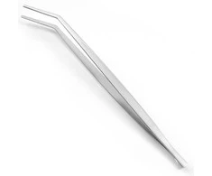 Lenktas pincetas maistui dekoruoti vartydamas 240 mm Hendi 680063