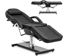 Physa CAPUA spa masažinė kosmetinė kėdė - juoda