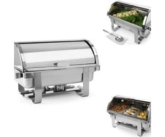 Podgrzewacz do potraw na pastę GN 1/1 Rolltop, 9L - Hendi 470206