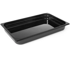 Maitinimo konteineris GN 1/1 su juodas polikarbonatas 530x325x150mm 21L Hendi 862216